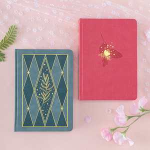 LABON Cahier mystique en cuir PU Journal céleste et fantaisie avec papillon <span class=keywords><strong>baleine</strong></span> étoile lune soleil en relief doré - Product Image 5