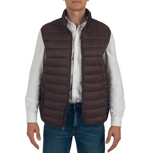 Hot Sale Fashion Sleeveless High Quality Super Warm Lightweight Packable <b>Vest</b> Puffer Jacket <b>Men</b> Winter Zipper <b>Vest</b> - Product Image 3