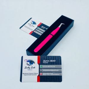 Pince à épiler professionnelle pour extensions de cils Lucky Lash Tools, en acier inoxydable, antidérapante, prise en main douce, antistatique - Product Image 6