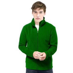 Veste polaire Sherpa ample et décontractée pour hommes, chaude et épaisse, en toile polaire à fermeture éclair souple, à col montant, vente en gros de vestes en polaire Sherpa - Product Image 6