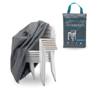 ผ้าคลุมเฟอร์นิเจอร์กันน้ำขนาด68x68x120ซม. สำหรับเก้าอี้210D ผ้าเพื่อป้องกันฝุ่นและฝนได้มากขึ้นเพื่อความสะดวกในการป้องกันเก้าอี้ - Product Image 1