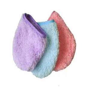Factory Custom Manufacturer Soft Reusable <b>Makeup</b> <b>Removing</b> <b>Cloth</b> Mitt - Product Image 1