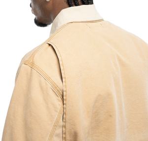 Veste de travail en coton sergé de qualité supérieure avec doublure matelassée pour homme, automne, hiver, en toile - Product Image 6