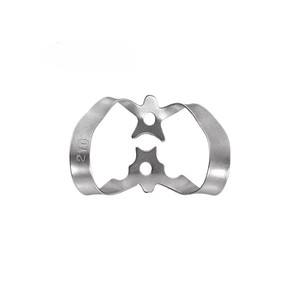 Metal Med Professional Premium German <b>S</b>.<b>S</b> Reusable Dental Rubber Dam Clamps 6pcs Manual Endodontic Procedures B1-B6 Brinker - Product Image 1