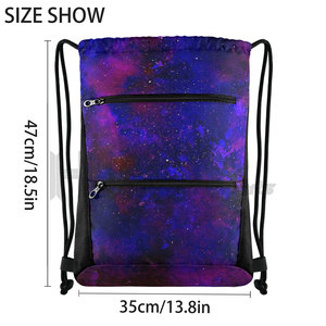 OEM Service Wholesale Best Design Drawstring <b>Bags</b> Lightweight Solid Color Contrast Drawstring <b>Bags</b> - Product Image 3