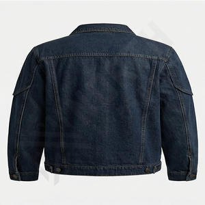 Chaqueta Vaquera de Poliéster para Hombre, Nueva, Elegante, con Cuello Alto, Logotipo Frontal, de Alta Calidad, Informal, Resistente al Viento y Duradera - Product Image 2