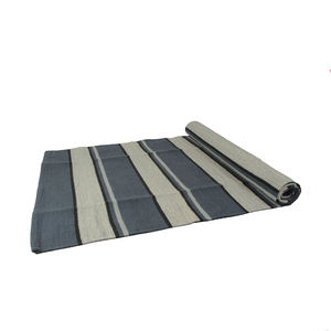 Tapis de yoga en coton biologique 100% fait à la main en Inde, antidérapant, écologique, tissé à la main, pour le yoga chaud, confortable et pliable - Product Image 2