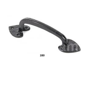 Design moderne Poignée de porte en métal noir Poignée de porte élégante pour la maison Salon Chambre à coucher Cuisine Salle de bain Décor de porte - Product Image 2