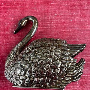 Artistic Silver <b>Napkin</b> Holder with Swan Shape for Home Decor Parties Guest Serving Tabletop Display and Gifting Purpose - Product Image 1