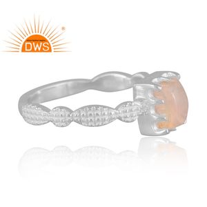 Nuevas llegadas 925 anillo de ópalo etíope Natural de plata esterlina joyería de diseño personalizado para mujer regalo para ella - Product Image 4