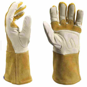 Gants de soudage en cuir de sécurité de vente chaude conçus de qualité supérieure avec résistance à la chaleur Gants de soudage exigeants à prix raisonnable - Product Image 3