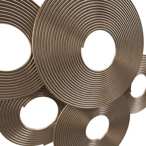 Décoration murale en métal multi-cercles Décoration intérieure moderne colorée Accent mural bon marché suspendu - Product Image 2