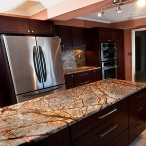 Superficie pulida de losas de granito de oro de Alaska Premium modernas para encimeras de cocina, pisos de baño y diseño de interiores de lujo - Product Image 4