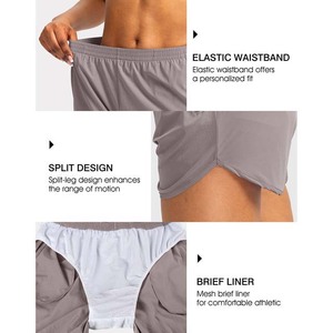 Logo personnalisé Short de sport à séchage rapide respirant pour femmes avec poches latérales Design personnalisé Gym Running Shorts décontractés pour les femmes - Product Image 6