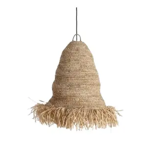 Wholesale Seagrass Handmade Lamp Natural Straw Pendant Lighting for Decor Very Good Price from Vietnam