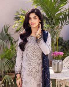 Salwar Kameez de seda elegante personalizado del fabricante, étnico tradicional de alta calidad para mujeres, adultos afganos, venta de algodón de 562 piezas - Product Image 1