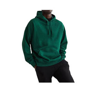 Sudadera con capucha de gimnasio personalizada para hombre al por mayor 100% algodón oversize con capucha sublimación hit Transfer estampado casual invierno patrón sólido - Product Image 4