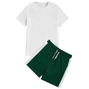 Novedad, Conjunto de Pantalones Cortos de Verano para Hombre de Alta Calidad con Logotipo Personalizado, Ropa de Playa Unisex, Conjunto de Camiseta y Pantalones Cortos, Traje Deportivo de 2 Piezas - Product Image 3