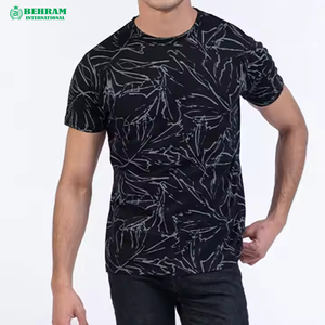 T-shirts noirs pour hommes grande taille 100 % coton de haute qualité, respirants, écologiques, coupe ample, col tombant, effet vieilli - Product Image 4