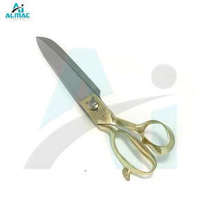 Ciseaux de couture industriels de 10 pouces en acier inoxydable plaqué or, robustes, à lames affûtées, pour tailleur et usage domestique - Product Image 2