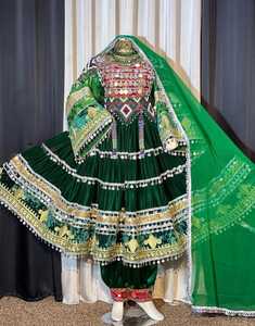 ชุดเดรส kuchi afghani ชุดสูทอัฟกานิสถานชุดพื้นเมืองอัฟกานิสถานชุดเดรสชนเผ่าอัฟกานิสถาน - Product Image 2