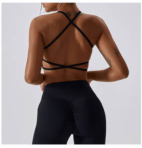 Nuevo Sujetador Deportivo con Logotipo Personalizado, Sujetador de Yoga para Mujer, Top, Leggings, Sujetador para Correr, Sujetador Deportivo sin Costuras, Ropa Deportiva, Sujetador de Gimnasio, Conjunto de Fitness - Product Image 2