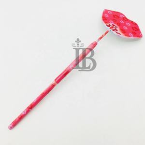 กระจกแต่งหน้าคุณภาพพรีเมียม กระจกติดขนตาสีแดง กระจกสแตนเลสสุดฮิต กระจกต่อขนตาพร้อมโลโก้ - Product Image 3