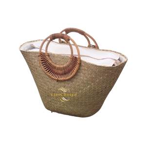 Best Seller Large Summer Hobo Beach <b>Tote</b> <b>Bag</b> From Vietchoice High Quality Woven <b>Straw</b> Durable and Adjustable - Product Image 5