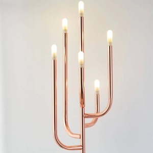 Lampadaire en tissu blanc en forme de champignon pour la décoration intérieure de salon de luxe moderne, élégant, support doré LED pour la maison et le bureau - Product Image 5