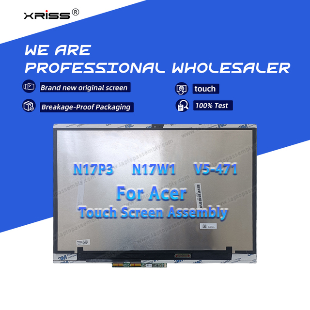Wholesale New 13.3" TFT LCD Touch Screen Digitizer Assembly Replacement for Acer Spin 3 SP313-51N-75UA 2-in-1 With CE