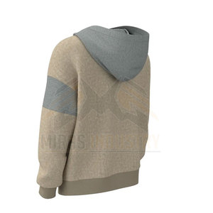 เสื้อฮู้ดแบบสวมหัวของผู้ชายผ้าฟลีซน้ำหนักเบามีกระเป๋าดีไซน์ทันสมัยลายพื้นเสื้อผ้าใส่กลางแจ้งฤดูหนาว - Product Image 5