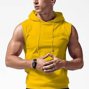 Sweat-shirts sans manches de haute qualité, logo personnalisé, parfait pour les vêtements d'équipe ou de club, sweat-shirts sans manches - Product Image 2
