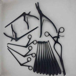 Curette osseuse laminectomie instruments orthopédiques chirurgicaux enduits noirs 16 pièces instruments chirurgicaux de qualité allemande - Product Image 1