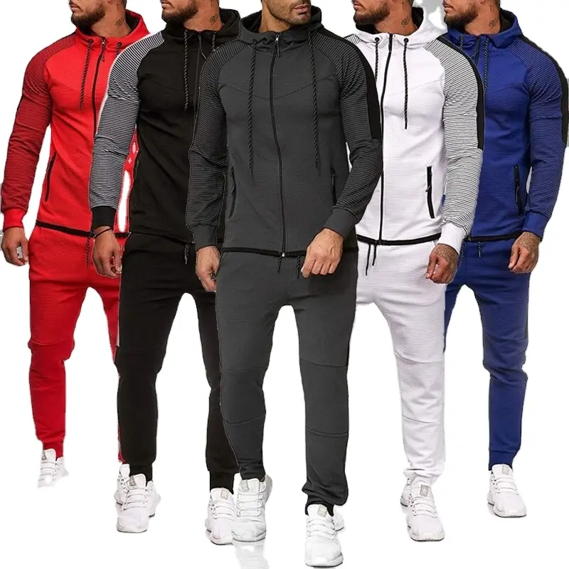 Progetta la tua tuta 2022 custom Design sports men track suit tuta Casual per uomo tute da uomo tuta da ginnastica due