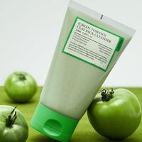 Masque Nettoyant à l'Argile de Tomate Verte OEM ODM, Minimiseur de Pores, Détoxifiant Points Noirs, Pack Nettoyant 2-en-1 à l'Argile