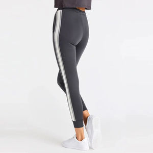 Ropa de calle Gym Jogging Jogger Pantalones Top Ranking Mujeres Raya Casual Invierno Recto Punto Mujer Pantalones de chándal de algodón con OEM - Product Image 3