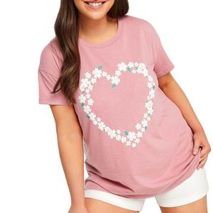 T-shirts pour femmes, hauts décontractés à manches courtes, tissu en coton léger, coupe confortable, parfait pour un style décontracté au quotidien - Product Image 2