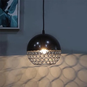 Lámpara colgante de Metal Natural redonda para dormitorio de Hotel, decoración del hogar, lámpara colgante de lujo para sala de estar, candelabro moderno redondo grande - Product Image 4