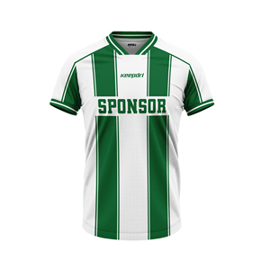 Camisetas de fútbol personalizadas, uniformes de fútbol americano, ropa deportiva, conjuntos de ropa deportiva sin costuras, kit de camisetas activas OEM ODM, camisetas impresas - Product Image 2