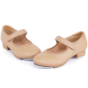 Chaussures de danse directes d'usine pour tout-petits/petits enfants/grands enfants matériau supérieur en cuir PU verni brillant Soundboard Tap Dancing - Product Image 6