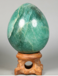 Amazonite ไข่นวดหินธรรมชาติและแร่ธาตุขัดผลึกควอตซ์อัญมณีบำบัดจักระ - Product Image 2