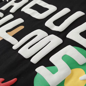 Customised Cotton <b>Men's</b> T-<b>shirt</b> Streetwear Custom logo Print High Quality Puff Printing t <b>Shirt</b> for <b>Men</b> Cotton Knitted Fabric - Product Image 2