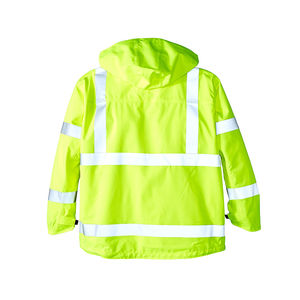 Chaqueta de Seguridad con Rayas, Personalizable con Cremallera, para Hombre, ANSI Clase 2, Poliéster Transpirable, Diseño con LED Intermitente, Alta Calidad, Gran Venta - Product Image 2