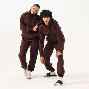 Custom Hoodie Tracksuit <b>Set</b> For Men And Women With <b>Embroidery</b> And Printing Options Comfortable Fabric For Daily Wear And Sports - Product Image 1