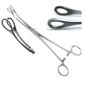 Pinzas Curvas Manuales de Acero para Óvulos, Color y Tamaño Personalizados |   Instrumentos Quirúrgicos y Ginecológicos Profesionales para Clínicas Médicas - Product Image 3