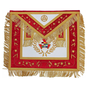 Tablier maçonnique personnalisé brodé à la main Tablier maçonnique de haute qualité au prix de gros - Product Image 1