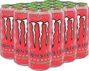 Bebida Energética Monster Ultra Watermelon Sin Azúcar con Ginseng, Taurina y Carbonato, 12x500ml - Product Image 3