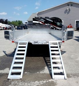 Remolque de Aluminio de Doble Eje con Elevación Hidráulica 7x14 para Transporte Pesado - Product Image 5