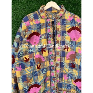 เสื้อแจ็กเก็ตผ้าฝ้ายเย็บด้วยมือใส่ได้ทุกเพศเสื้อโค้ทพิมพ์ลายคอปกตั้งสำหรับฤดูหนาวเสื้อผ้าปาร์ตี้สไตล์โบฮีเมียน - Product Image 2