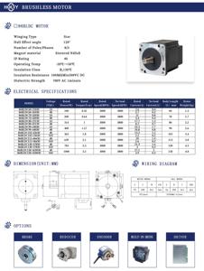86BLDC130 CE国际标准化组织认证高效无刷直流电机48VDC 220VAC 310VDC三相内流785瓦无刷直流电机机器人 - Product Image 2